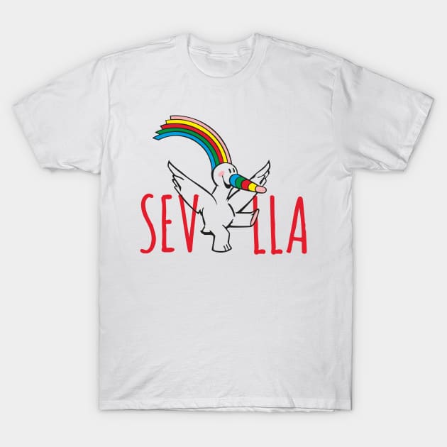 Sevilla retro retro expo 92 Seville Spain travel travelling tourism Expo 92 T-Shirt by Tropical Blood